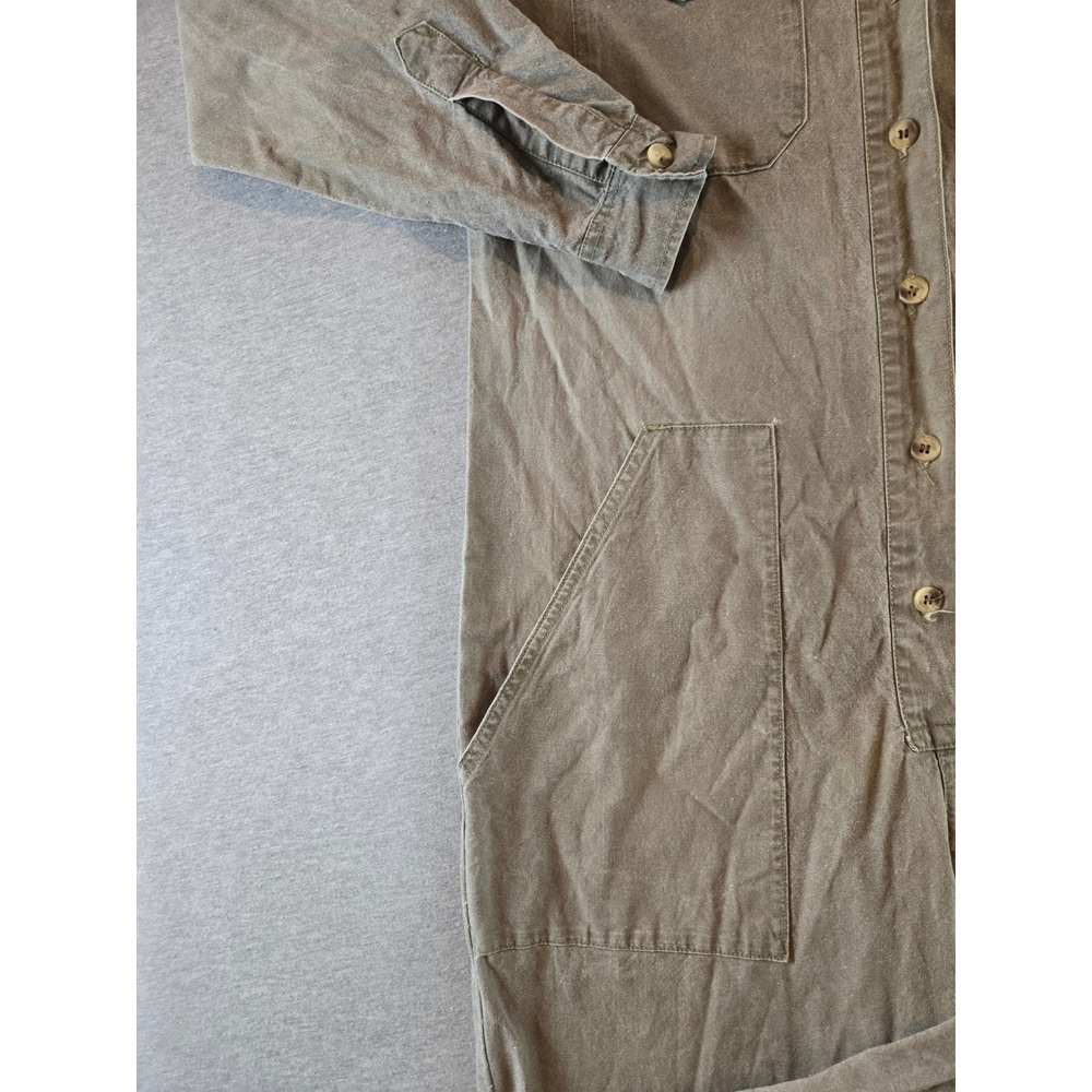 Vintage Banana Republic Safari Jumpsuit Womens S Beige Cotton Utility Boiler 80s - Picture 8 of 13